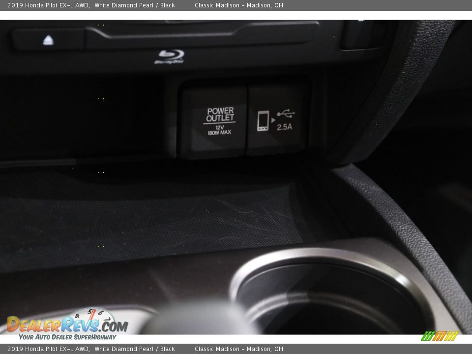 2019 Honda Pilot EX-L AWD White Diamond Pearl / Black Photo #14