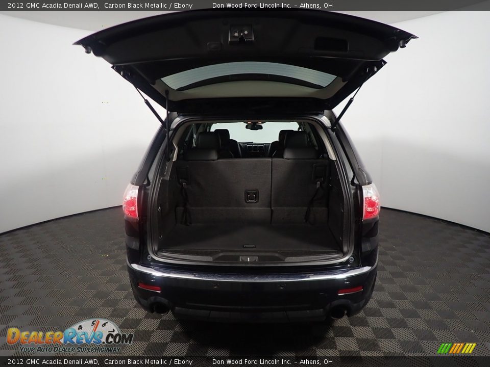 2012 GMC Acadia Denali AWD Carbon Black Metallic / Ebony Photo #17