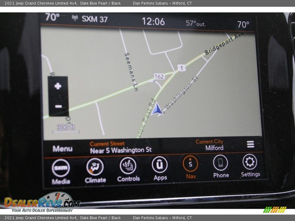 2021 Jeep Grand Cherokee Limited 4x4 Slate Blue Pearl / Black Photo #20