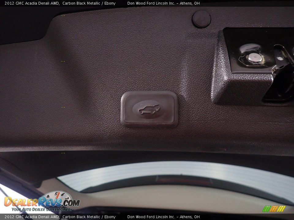 2012 GMC Acadia Denali AWD Carbon Black Metallic / Ebony Photo #18
