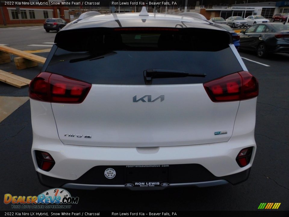 2022 Kia Niro LX Hybrid Snow White Pearl / Charcoal Photo #3