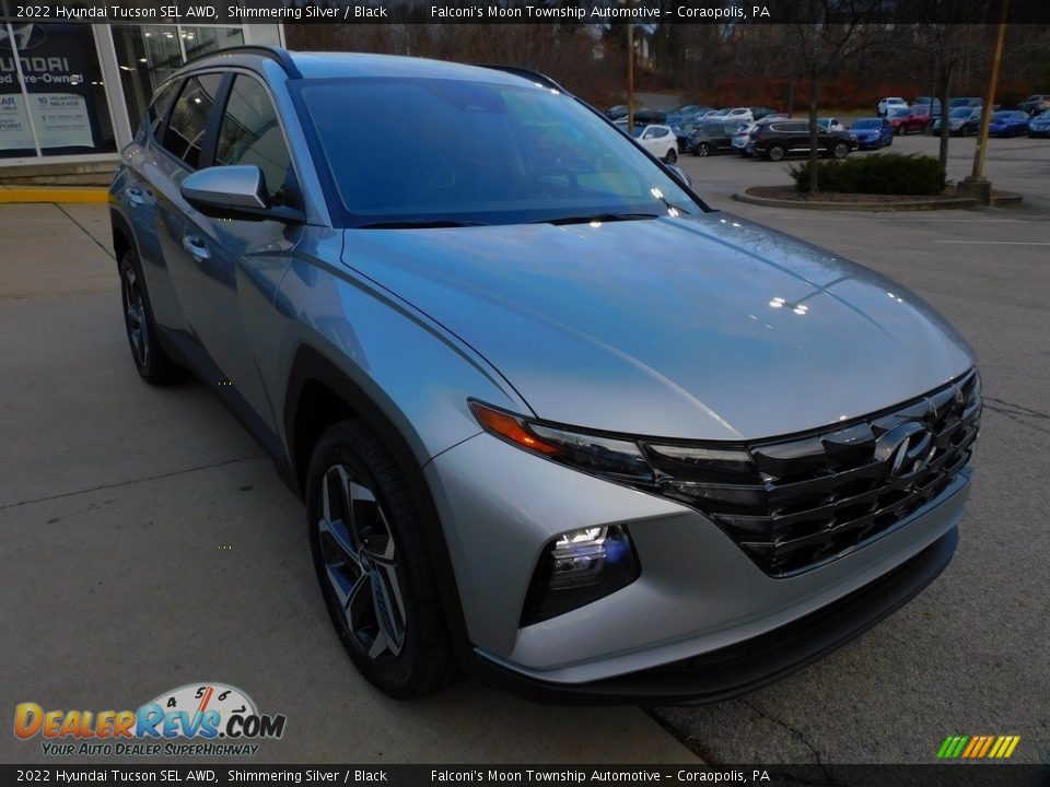 2022 Hyundai Tucson SEL AWD Shimmering Silver / Black Photo #9
