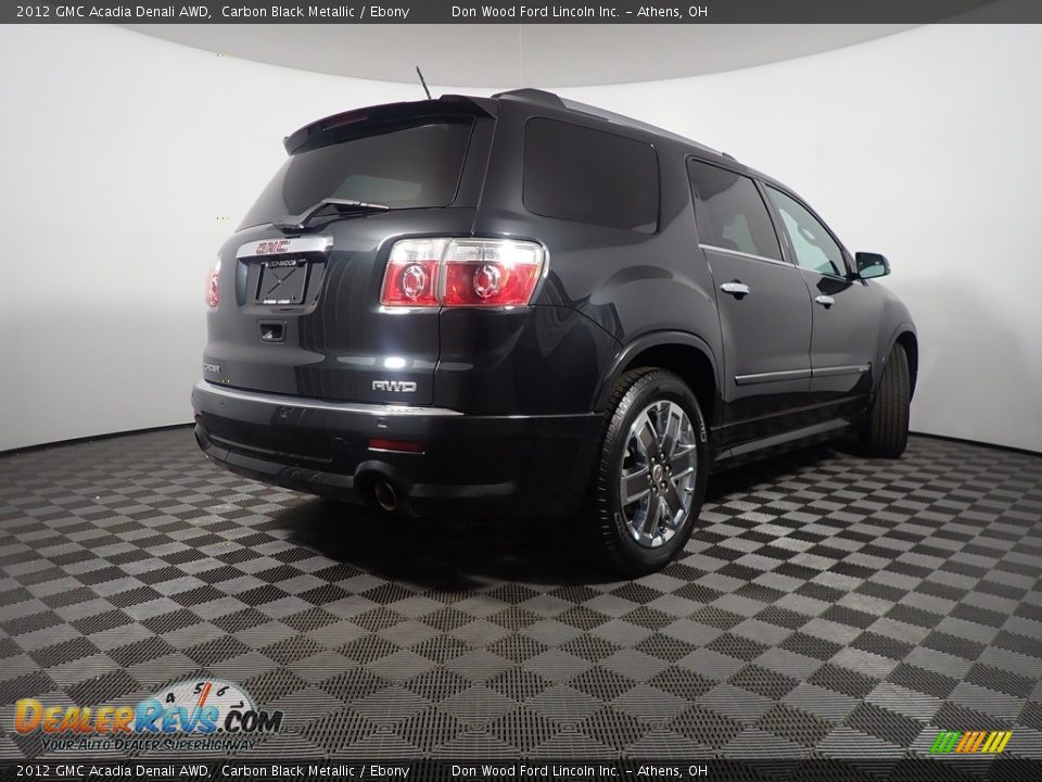 2012 GMC Acadia Denali AWD Carbon Black Metallic / Ebony Photo #20
