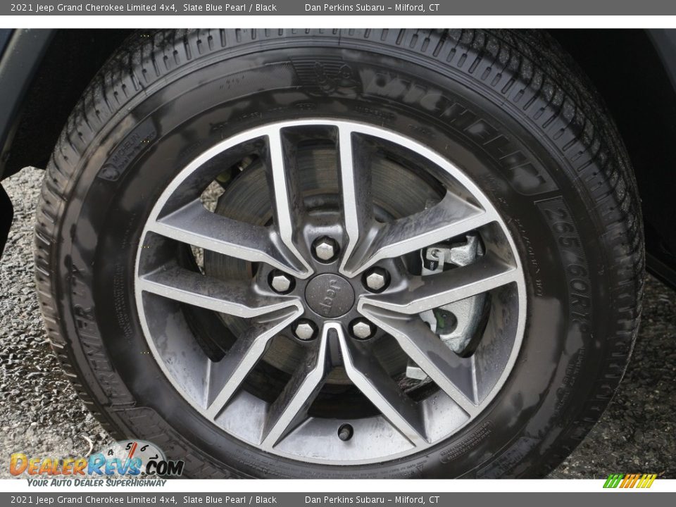2021 Jeep Grand Cherokee Limited 4x4 Slate Blue Pearl / Black Photo #23