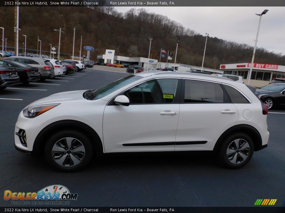 2022 Kia Niro LX Hybrid Snow White Pearl / Charcoal Photo #6