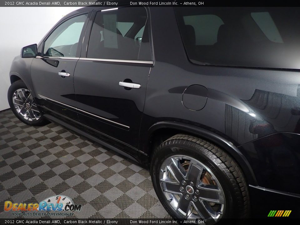 2012 GMC Acadia Denali AWD Carbon Black Metallic / Ebony Photo #22