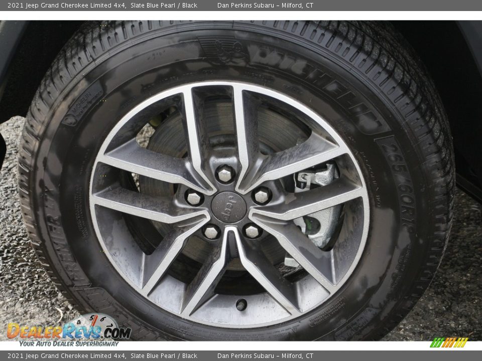2021 Jeep Grand Cherokee Limited 4x4 Slate Blue Pearl / Black Photo #24