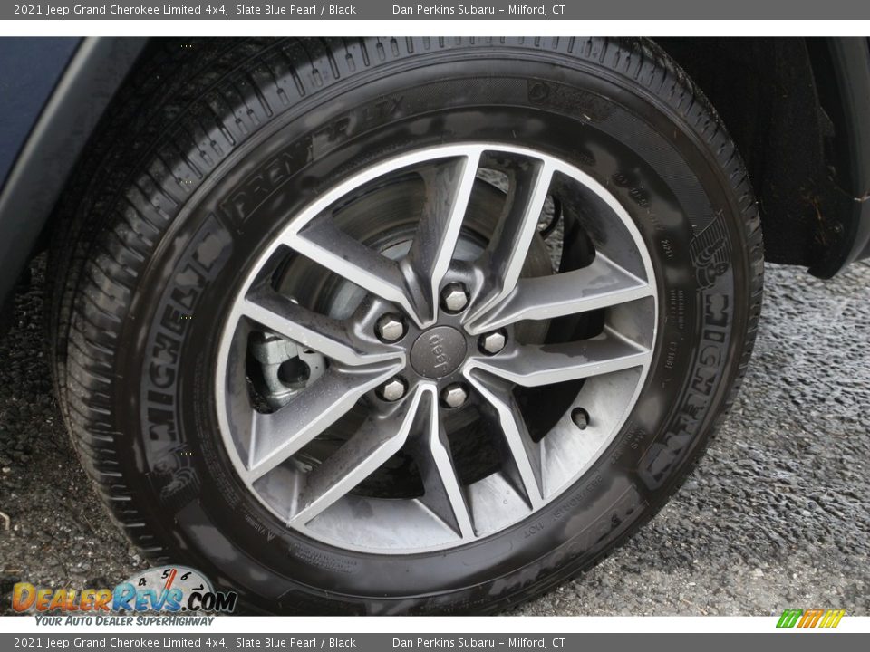 2021 Jeep Grand Cherokee Limited 4x4 Slate Blue Pearl / Black Photo #25