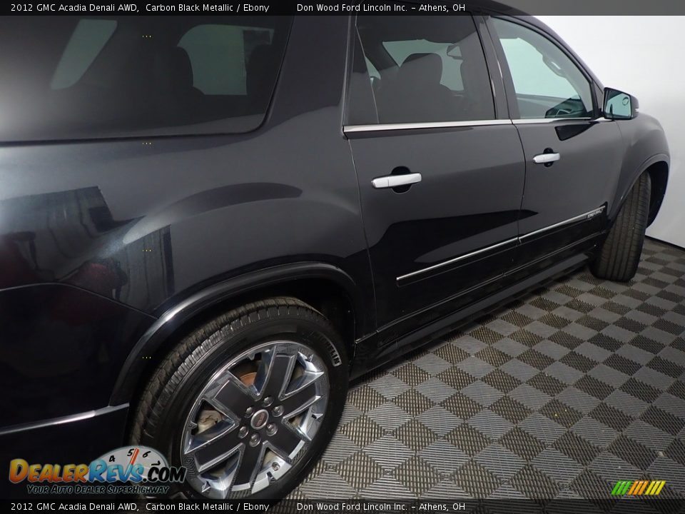 2012 GMC Acadia Denali AWD Carbon Black Metallic / Ebony Photo #23