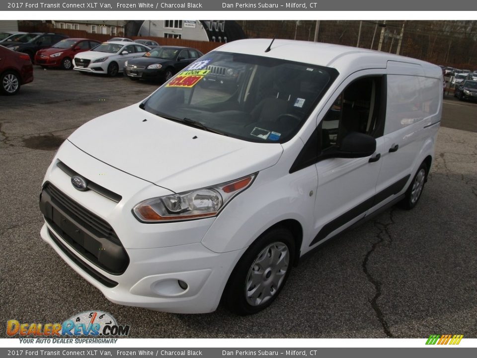 2017 Ford Transit Connect XLT Van Frozen White / Charcoal Black Photo #1