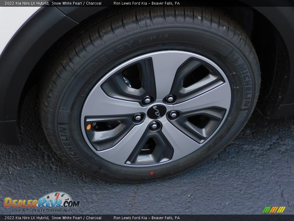 2022 Kia Niro LX Hybrid Snow White Pearl / Charcoal Photo #10