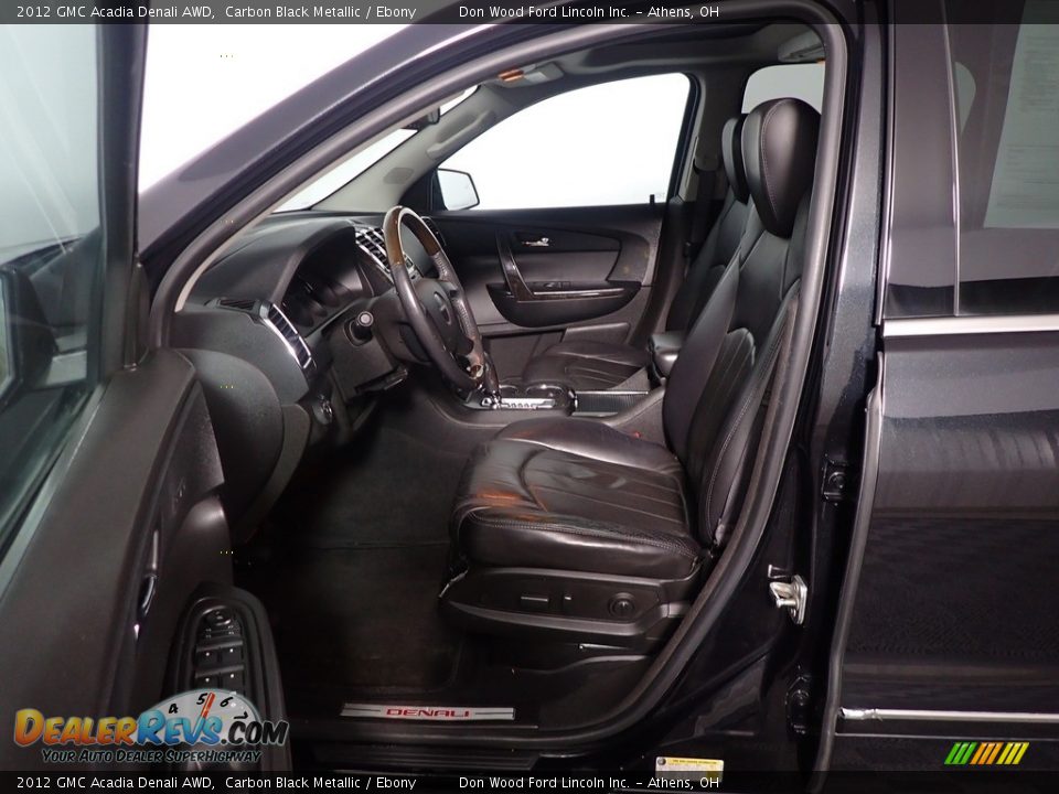 2012 GMC Acadia Denali AWD Carbon Black Metallic / Ebony Photo #26