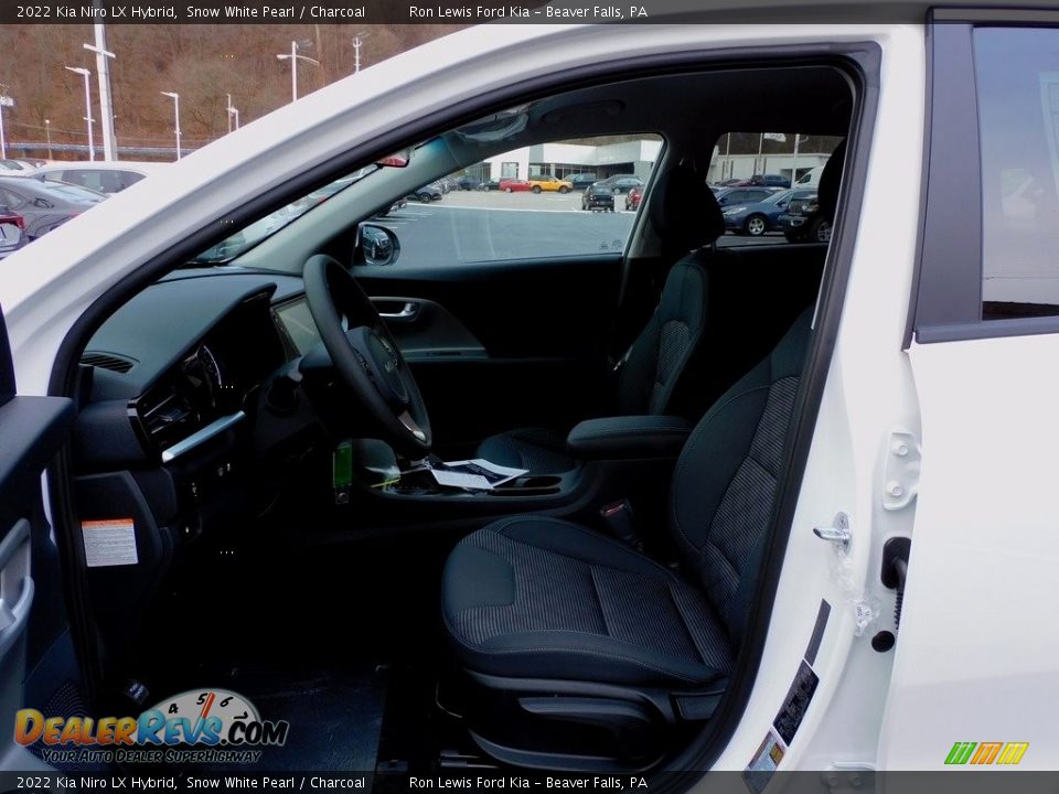 2022 Kia Niro LX Hybrid Snow White Pearl / Charcoal Photo #11