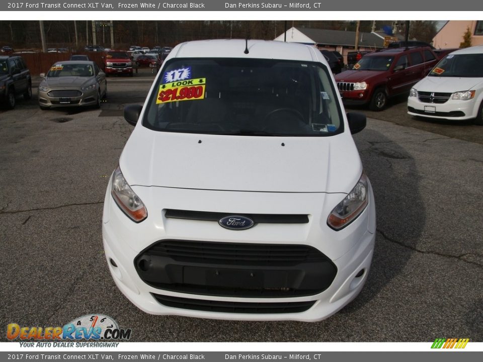 2017 Ford Transit Connect XLT Van Frozen White / Charcoal Black Photo #2