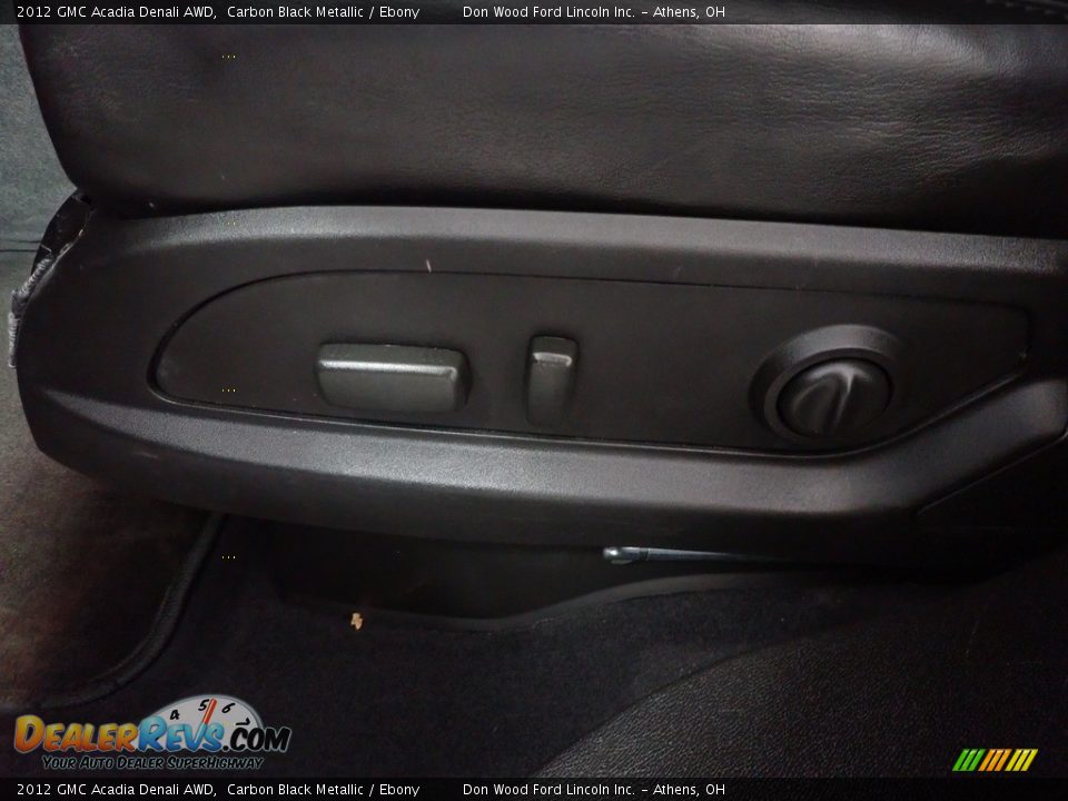 2012 GMC Acadia Denali AWD Carbon Black Metallic / Ebony Photo #27