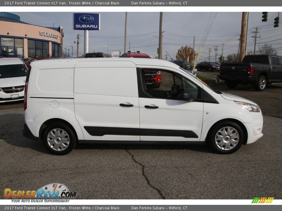 2017 Ford Transit Connect XLT Van Frozen White / Charcoal Black Photo #4