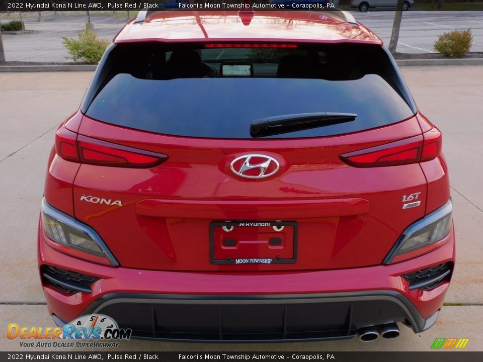 2022 Hyundai Kona N Line AWD Pulse Red / Black Photo #3