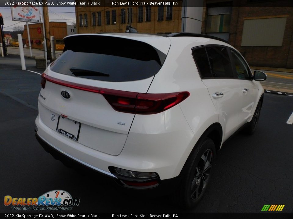 2022 Kia Sportage EX AWD Snow White Pearl / Black Photo #2