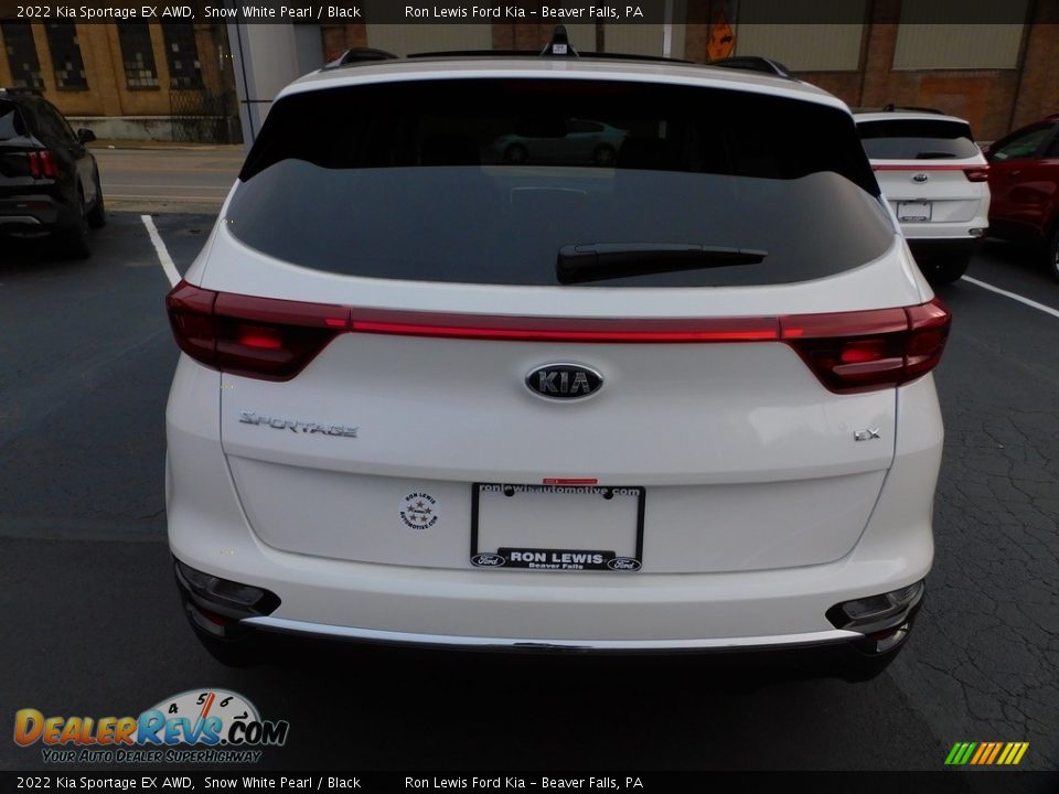 2022 Kia Sportage EX AWD Snow White Pearl / Black Photo #3