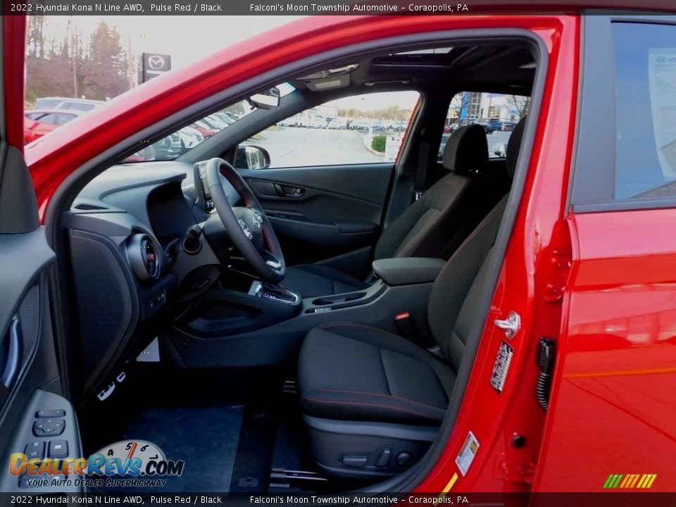 2022 Hyundai Kona N Line AWD Pulse Red / Black Photo #11