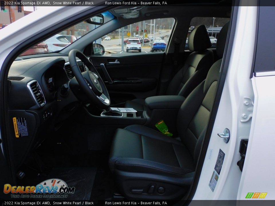 2022 Kia Sportage EX AWD Snow White Pearl / Black Photo #11