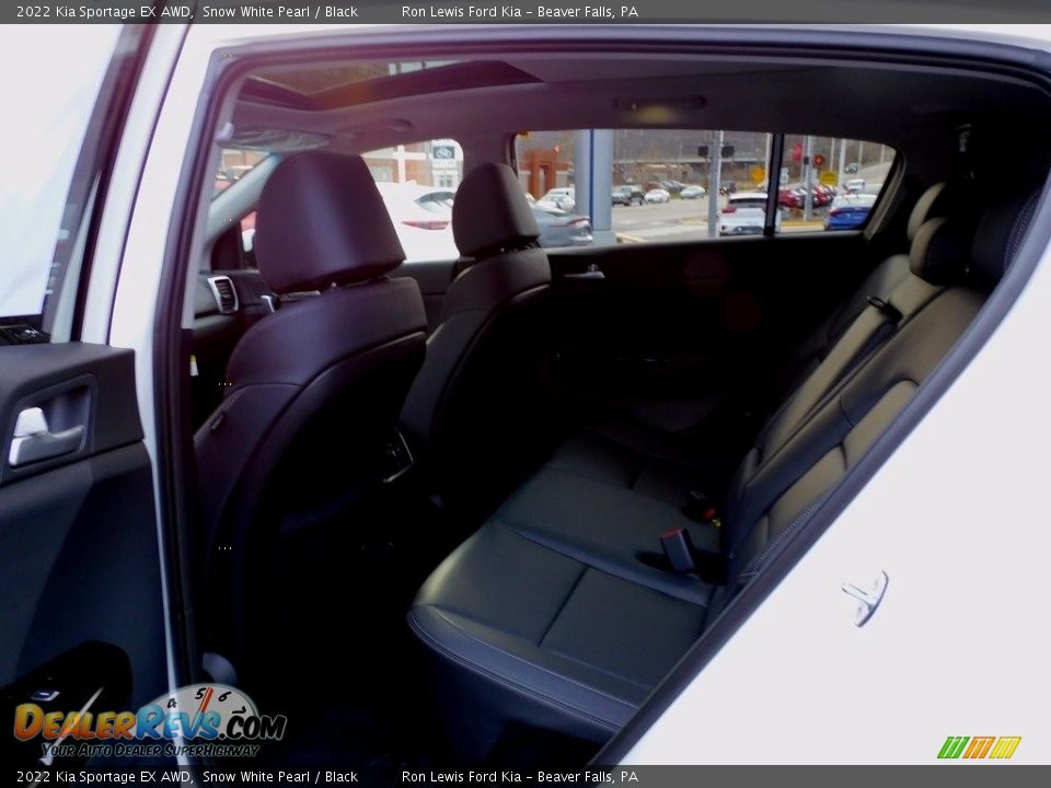 2022 Kia Sportage EX AWD Snow White Pearl / Black Photo #12