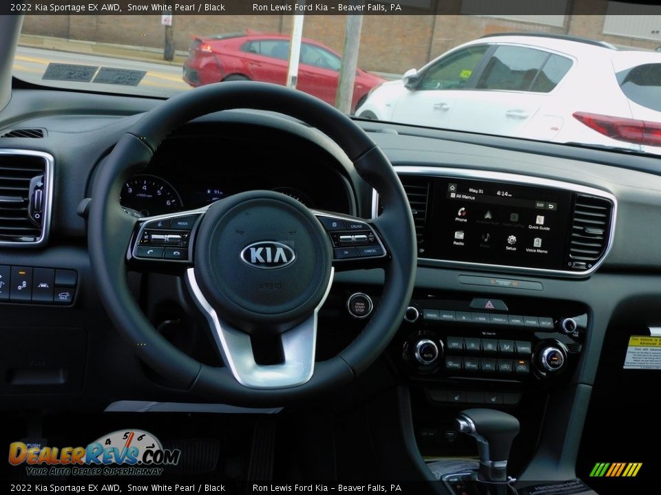 2022 Kia Sportage EX AWD Snow White Pearl / Black Photo #13
