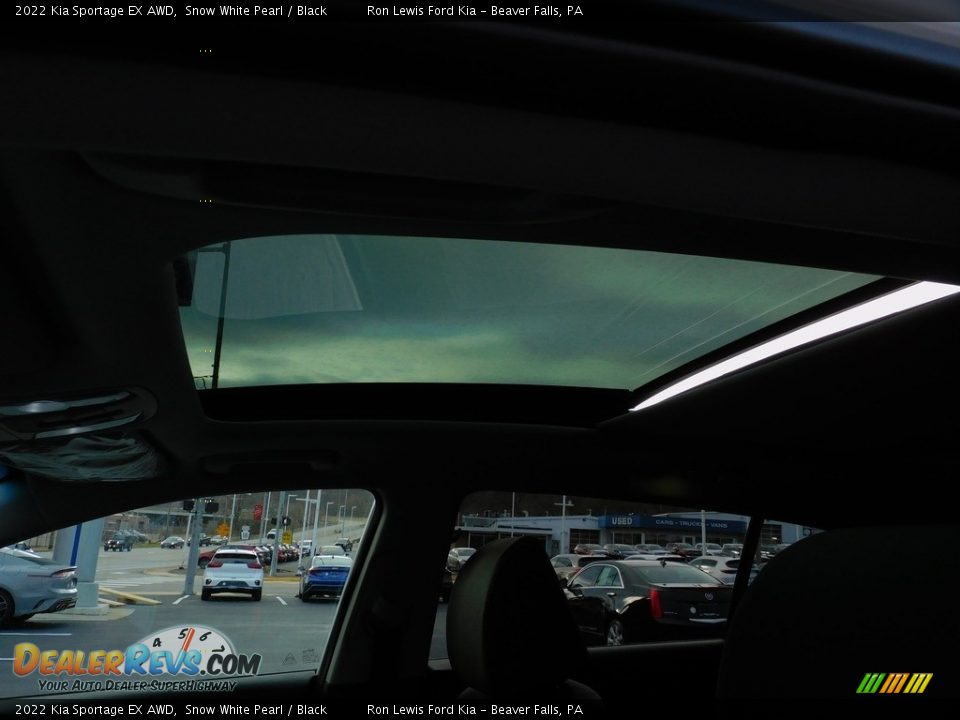2022 Kia Sportage EX AWD Snow White Pearl / Black Photo #15