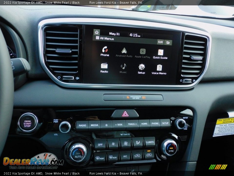2022 Kia Sportage EX AWD Snow White Pearl / Black Photo #16