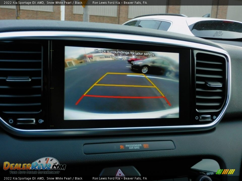 2022 Kia Sportage EX AWD Snow White Pearl / Black Photo #17