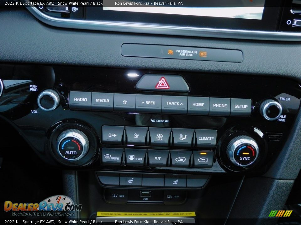 2022 Kia Sportage EX AWD Snow White Pearl / Black Photo #18