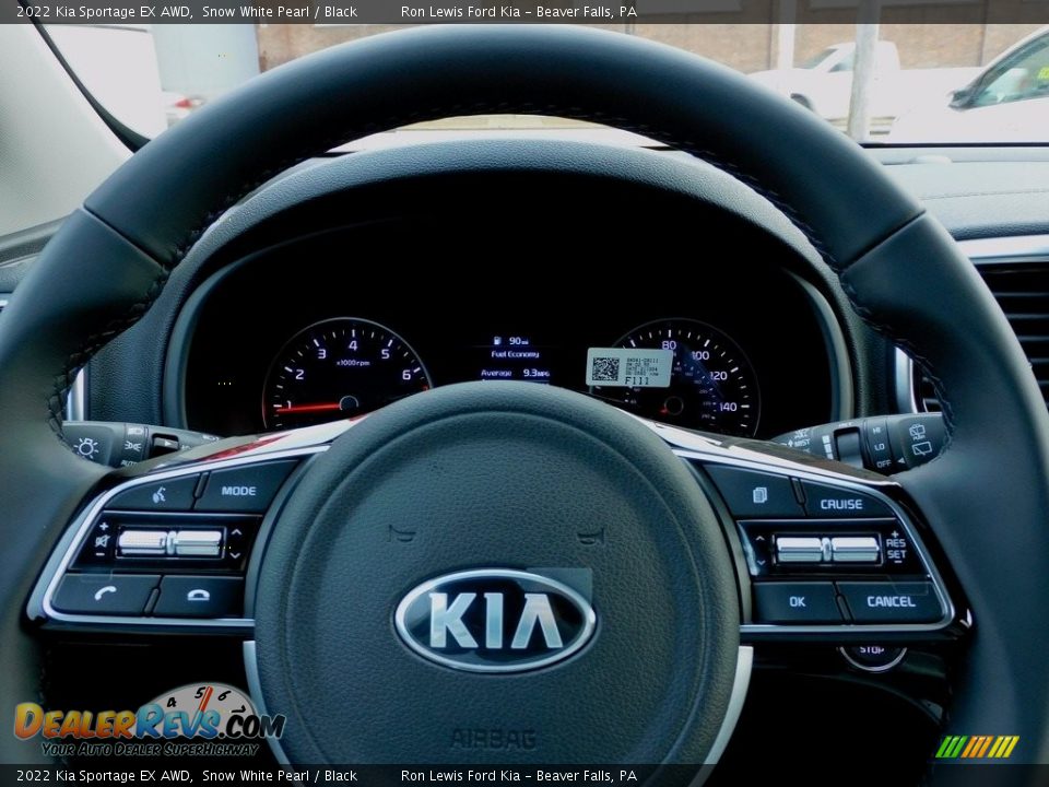2022 Kia Sportage EX AWD Snow White Pearl / Black Photo #19