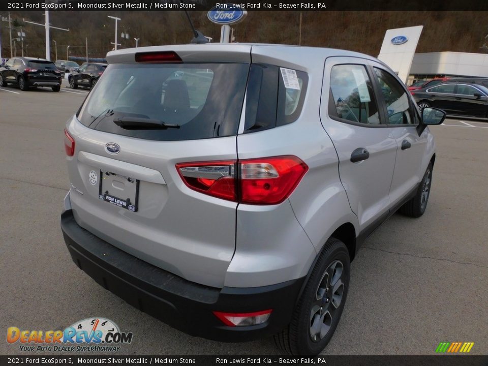 2021 Ford EcoSport S Moondust Silver Metallic / Medium Stone Photo #2