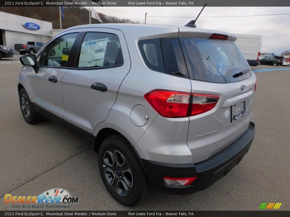 2021 Ford EcoSport S Moondust Silver Metallic / Medium Stone Photo #4