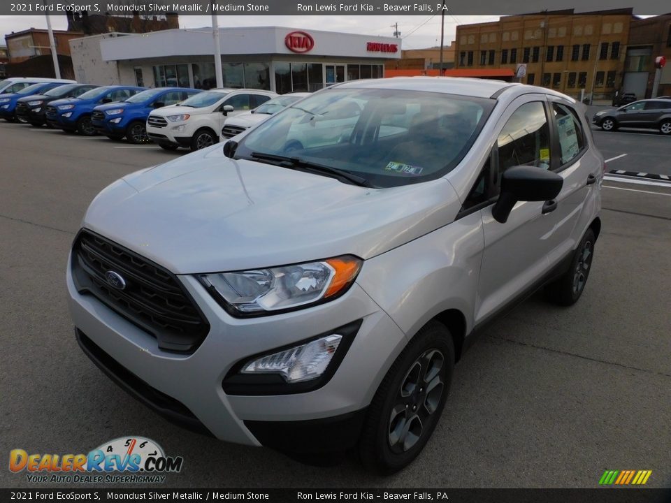 2021 Ford EcoSport S Moondust Silver Metallic / Medium Stone Photo #6