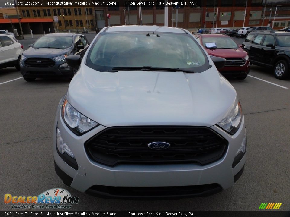 2021 Ford EcoSport S Moondust Silver Metallic / Medium Stone Photo #7