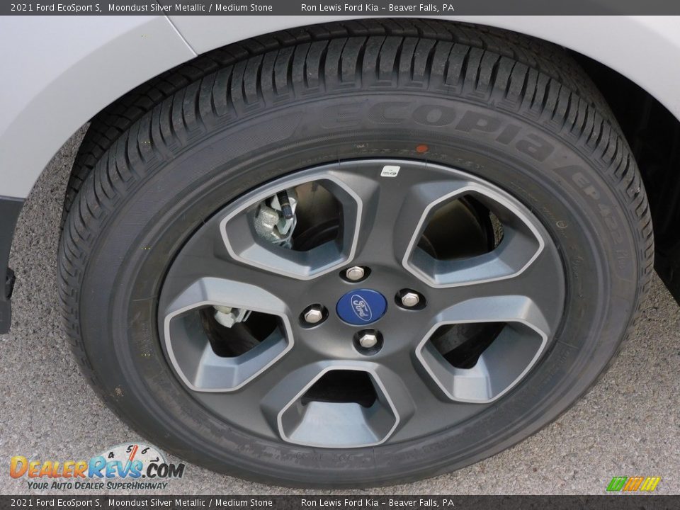 2021 Ford EcoSport S Moondust Silver Metallic / Medium Stone Photo #9