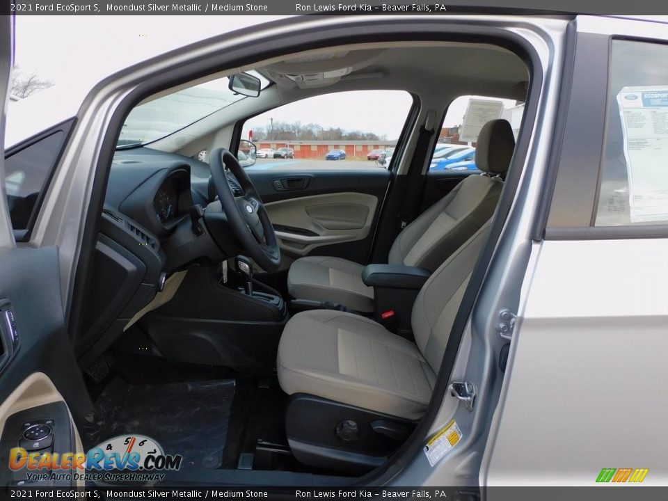 2021 Ford EcoSport S Moondust Silver Metallic / Medium Stone Photo #10