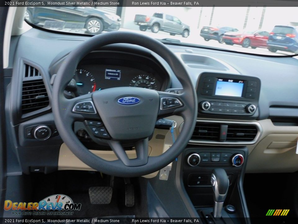2021 Ford EcoSport S Moondust Silver Metallic / Medium Stone Photo #12