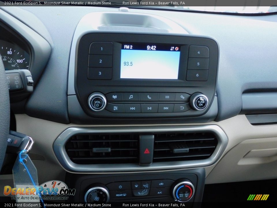 2021 Ford EcoSport S Moondust Silver Metallic / Medium Stone Photo #14