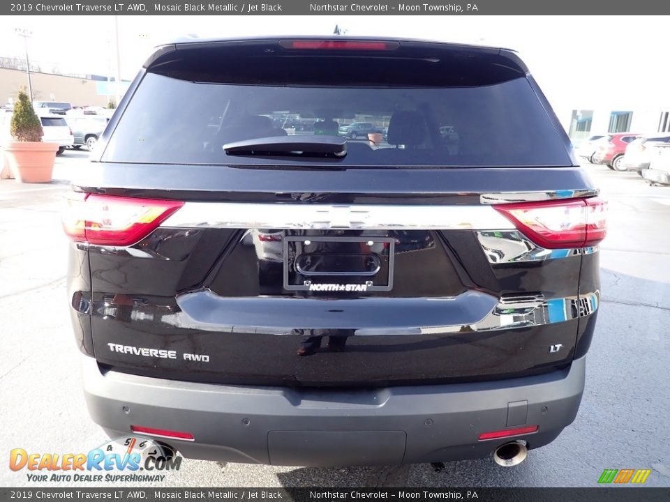 2019 Chevrolet Traverse LT AWD Mosaic Black Metallic / Jet Black Photo #6