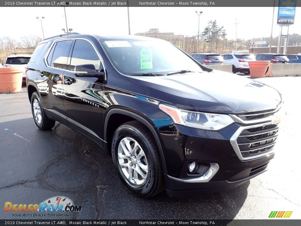 2019 Chevrolet Traverse LT AWD Mosaic Black Metallic / Jet Black Photo #11