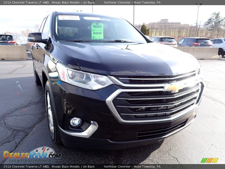 2019 Chevrolet Traverse LT AWD Mosaic Black Metallic / Jet Black Photo #12