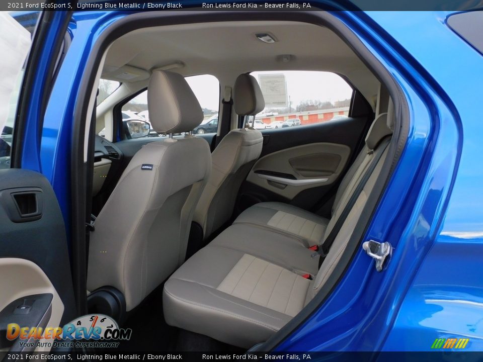 2021 Ford EcoSport S Lightning Blue Metallic / Ebony Black Photo #11