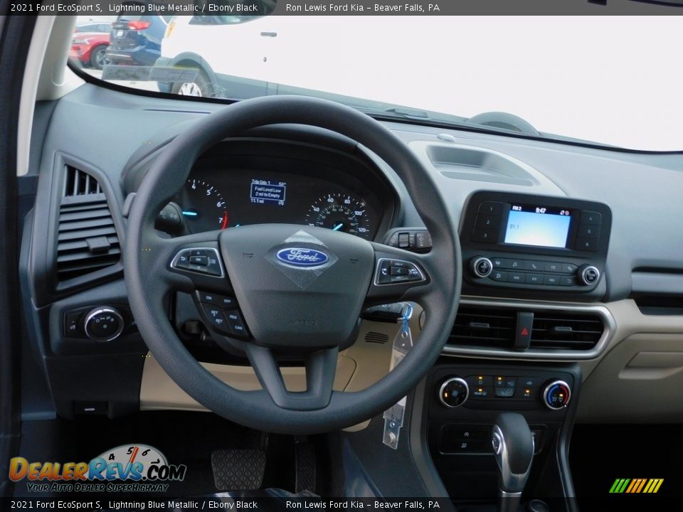 2021 Ford EcoSport S Lightning Blue Metallic / Ebony Black Photo #12
