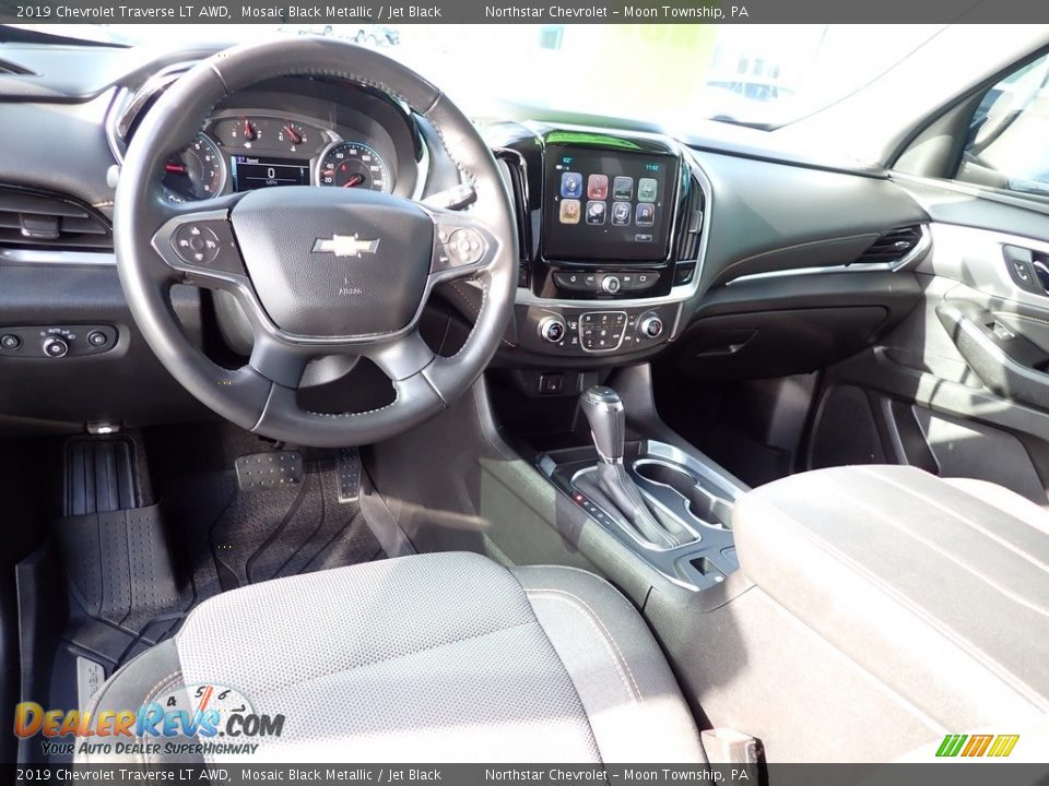 2019 Chevrolet Traverse LT AWD Mosaic Black Metallic / Jet Black Photo #23