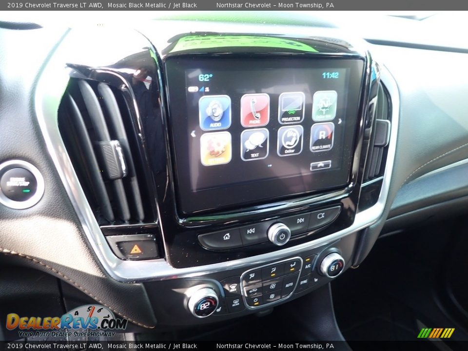 2019 Chevrolet Traverse LT AWD Mosaic Black Metallic / Jet Black Photo #27