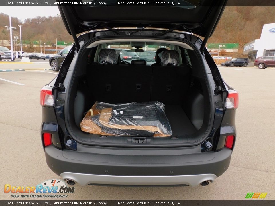2021 Ford Escape SEL 4WD Antimatter Blue Metallic / Ebony Photo #4