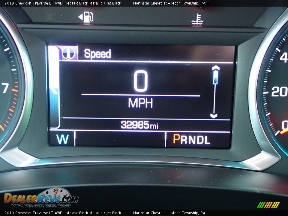 2019 Chevrolet Traverse LT AWD Mosaic Black Metallic / Jet Black Photo #29