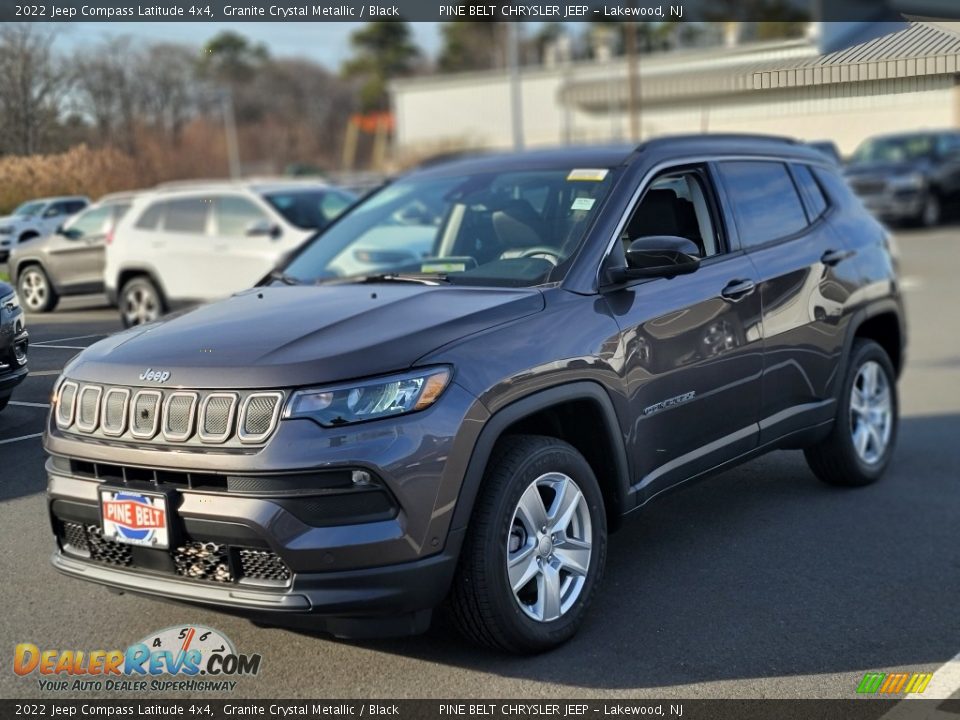 2022 Jeep Compass Latitude 4x4 Granite Crystal Metallic / Black Photo #1